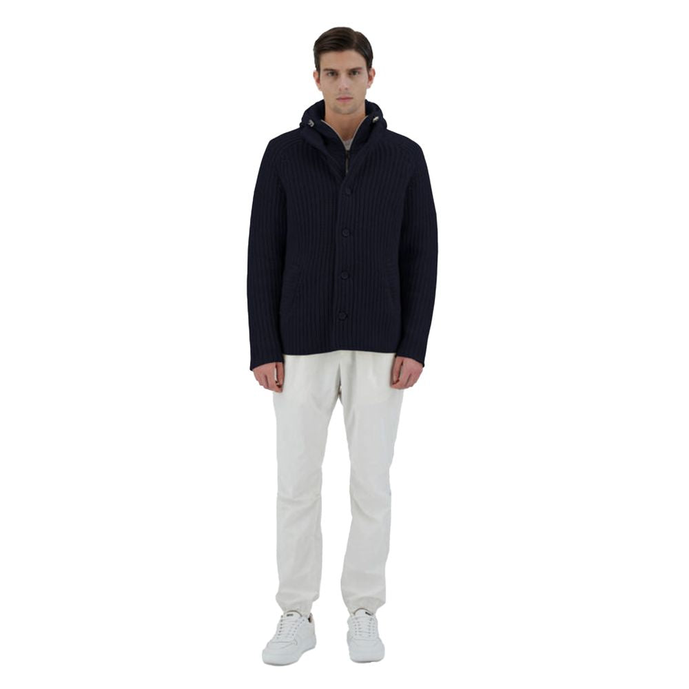 Herno Blue Wool Jacket