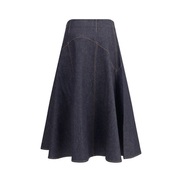 Jacquemus Denim midi Skirt