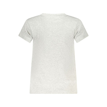 Pepe Jeans Gray Cotton Tops & T-Shirt