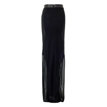 Tom Ford Black Viscose Skirt