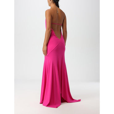 The Attico Fuchsia Jersey Dress