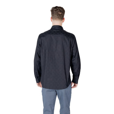 Armani Exchange Blue Cotton Shirt