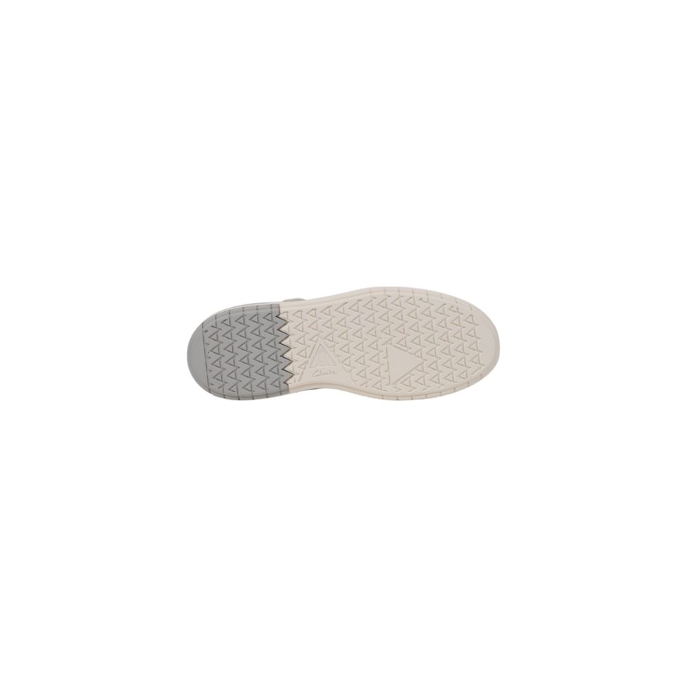 Clarks White Leather Sneaker