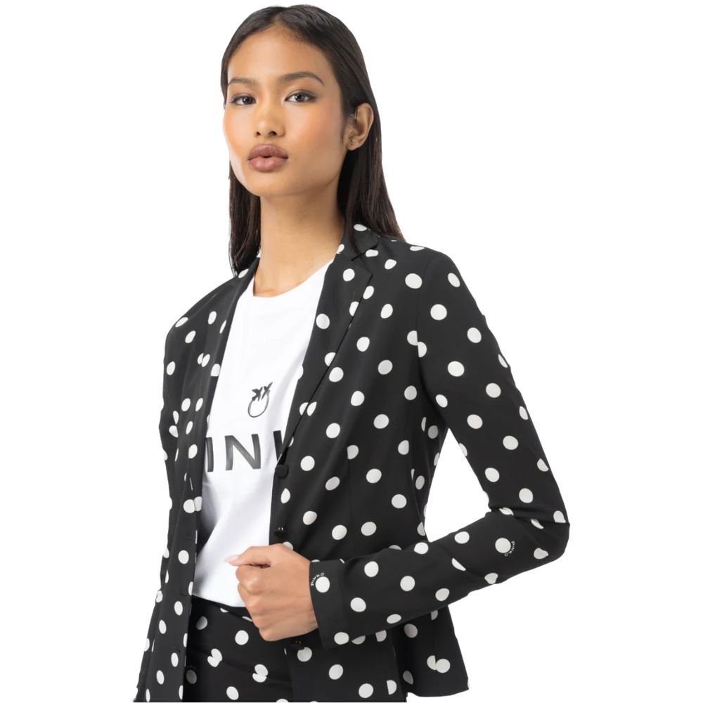 PINKO Black Viscose Suits & Blazer