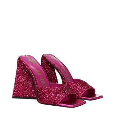 The Attico Pink Plastic Platforms