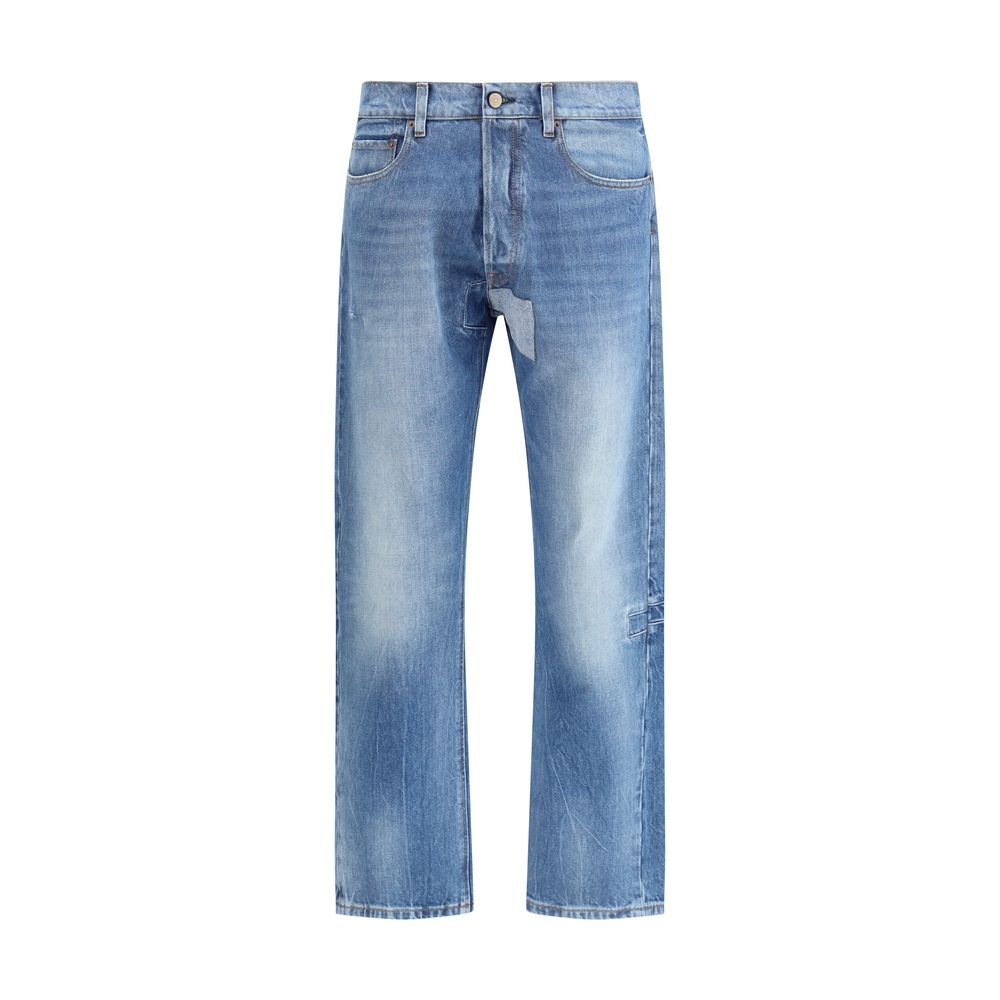 Margiela Blue Cotton Jeans