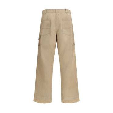 Margiela Blu Cotton Trousers