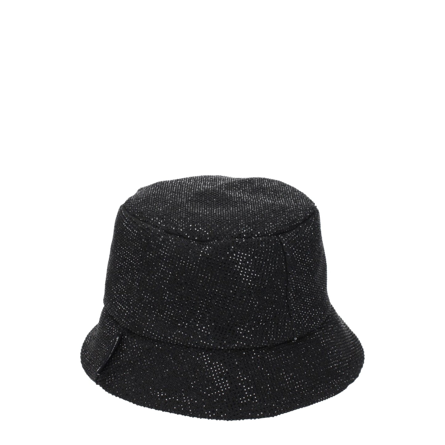Palm Angels Black Cotton Bucket Hats