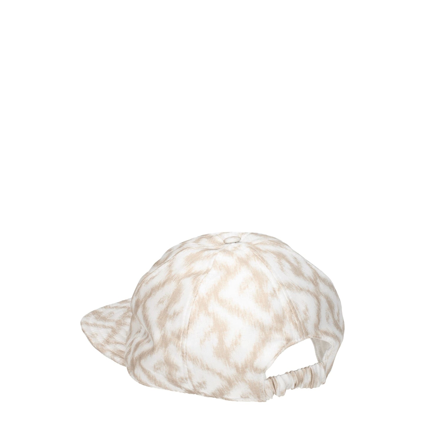 Fendi Beige Silk Caps (Baseball Hat)