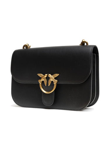 PINKO Black Mini Love Bag One Simply