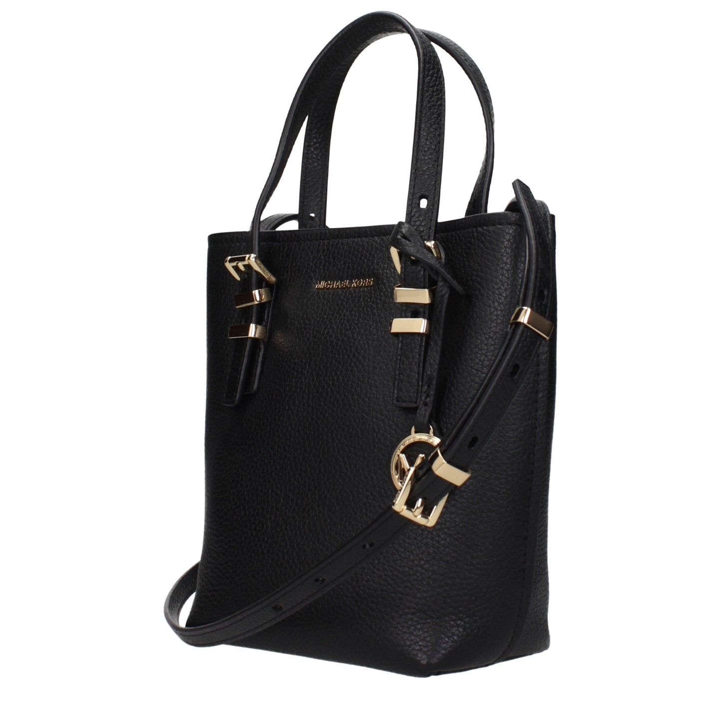 Michael Kors Black Leather Handbags