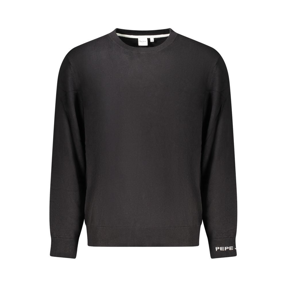Pepe Jeans Black Cotton Sweater
