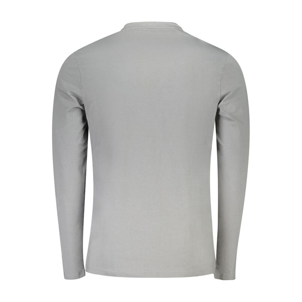 Hugo Boss Gray Cotton T-Shirt