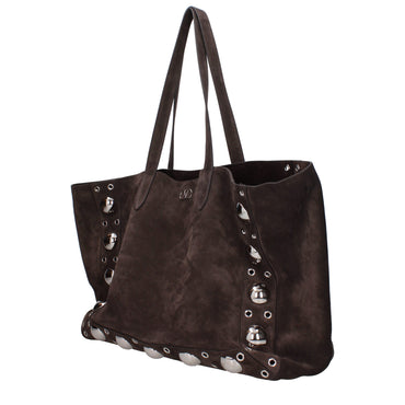 Valentino Garavani Brown Leather Shoulder Bags
