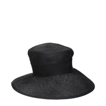 Max Mara Black Fibres Sunhats