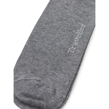 ZEGNA Gray Cotton Sock