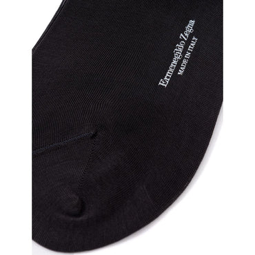 ZEGNA Gray Cotton Sock