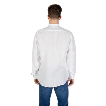 Hugo Boss White Linen Shirt