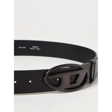 Diesel Black Leather Belt