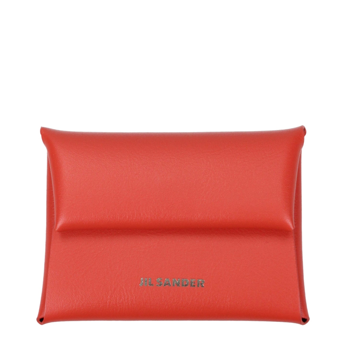Jil Sander Orange Leather Wallet