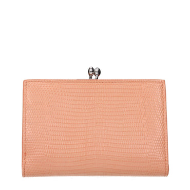 Jil Sander Pink Leather Wallet