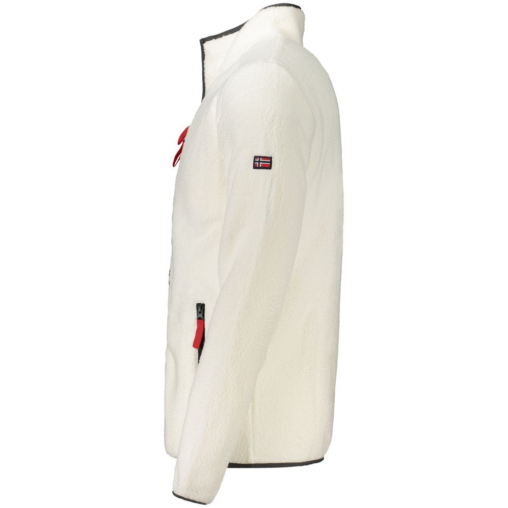 Norway 1963 White Polyester Men Sweater