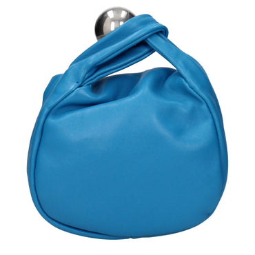 Jil Sander Blue Leather Handbag