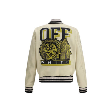 Off-White Lion Wool Varsity Jacket