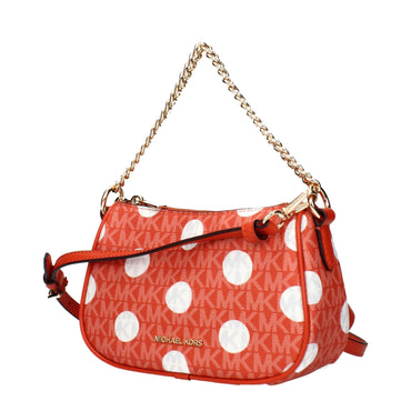 Michael Kors Red Fabric Handbags