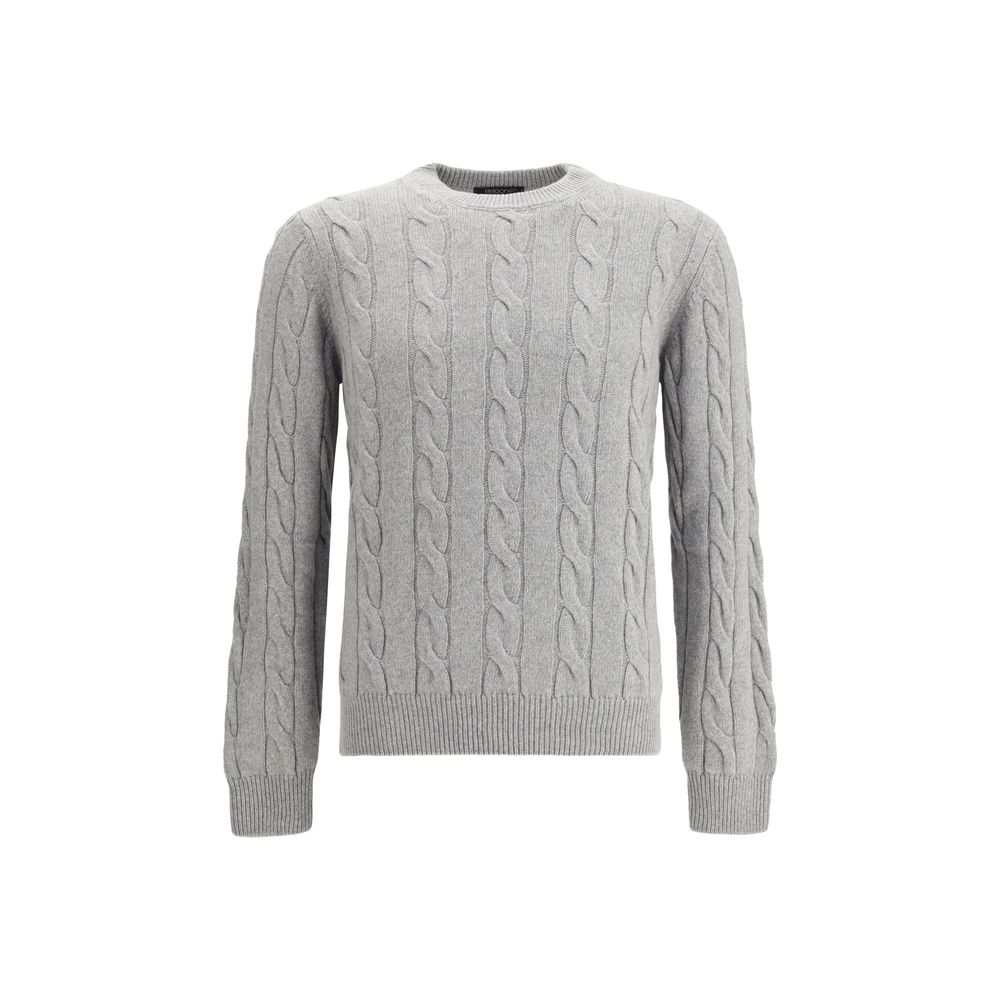 Aragona Cashmere Gray Cashmere Sweatshirt