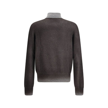 Aragona Cashmere Gray Cashmere Turtleneck