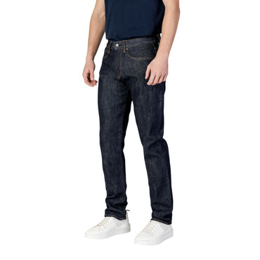 Armani Exchange Blue Polyester Skinny Jean