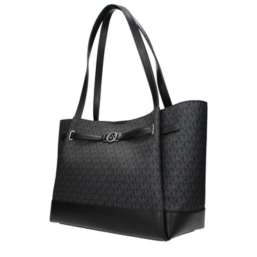 Michael Kors Black Fabric Shoulder Bags