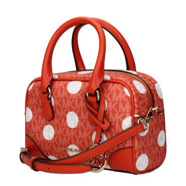Michael Kors Orange Fabric Handbags