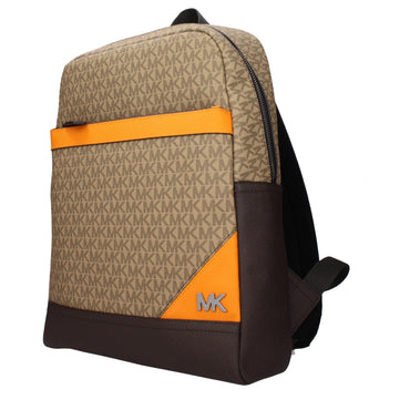 Michael Kors Brown Fabric Backpacks