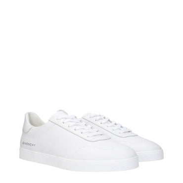 Givenchy White Leather Low Tops