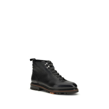 Santoni Leather Ankle Boot
