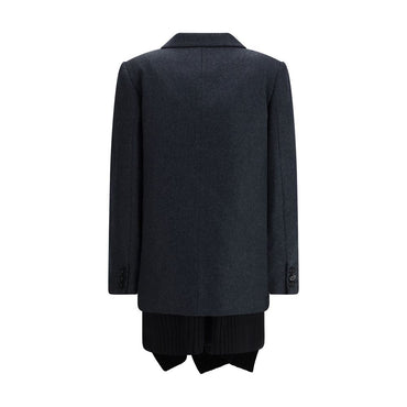 Sacai Wool Melton and Wool Knit Jacket