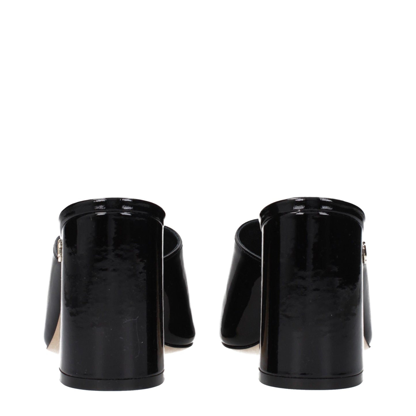 Jimmy Choo Black Leather Platforms