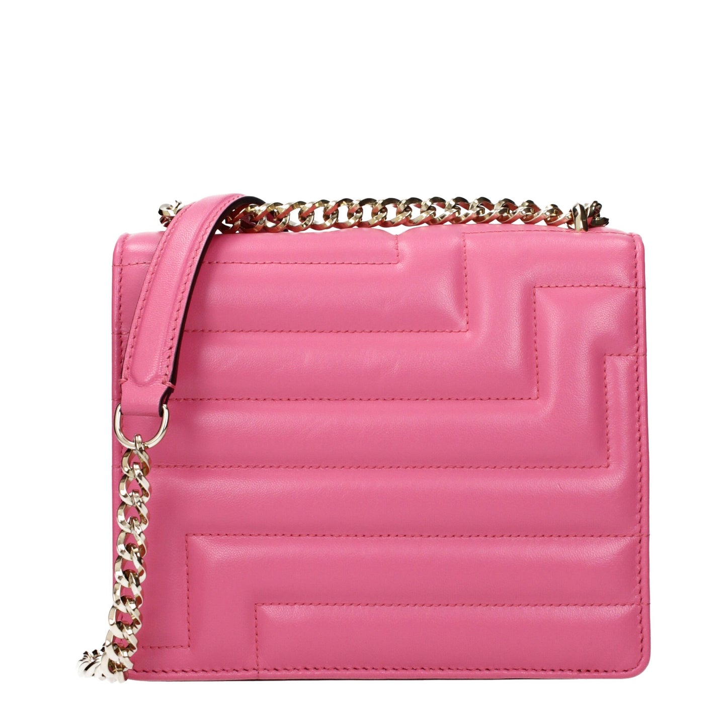 Jimmy Choo Pink Leather Shoulder Bags