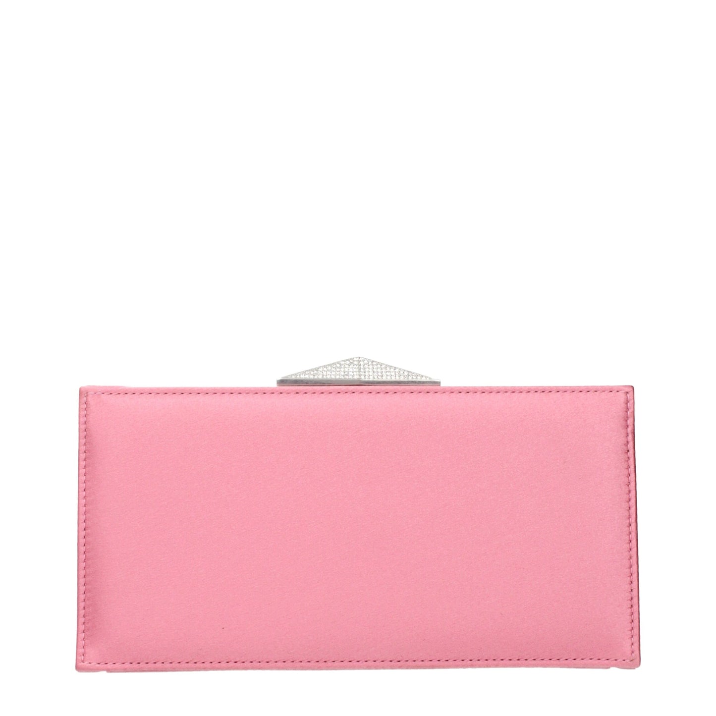 Jimmy Choo Pink Satin Clutch Bags