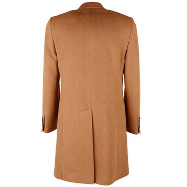 Made in Italy Brown Wool Coat