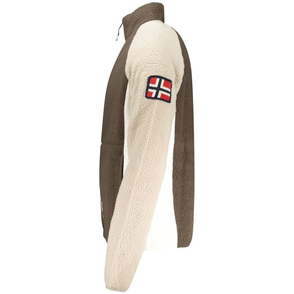 Norway 1963 Brown Polyester Men Sweater