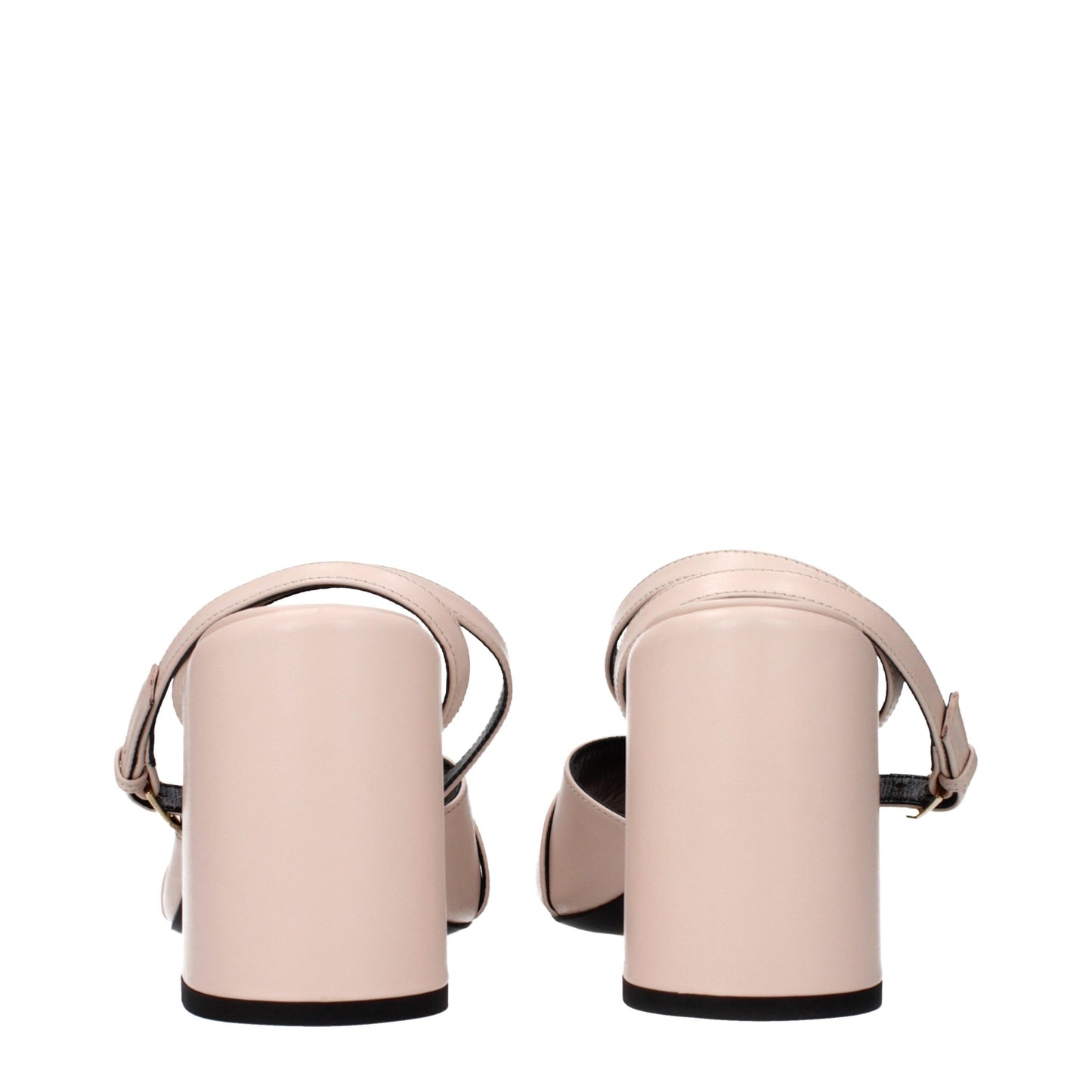 Versace Pink Leather Platforms