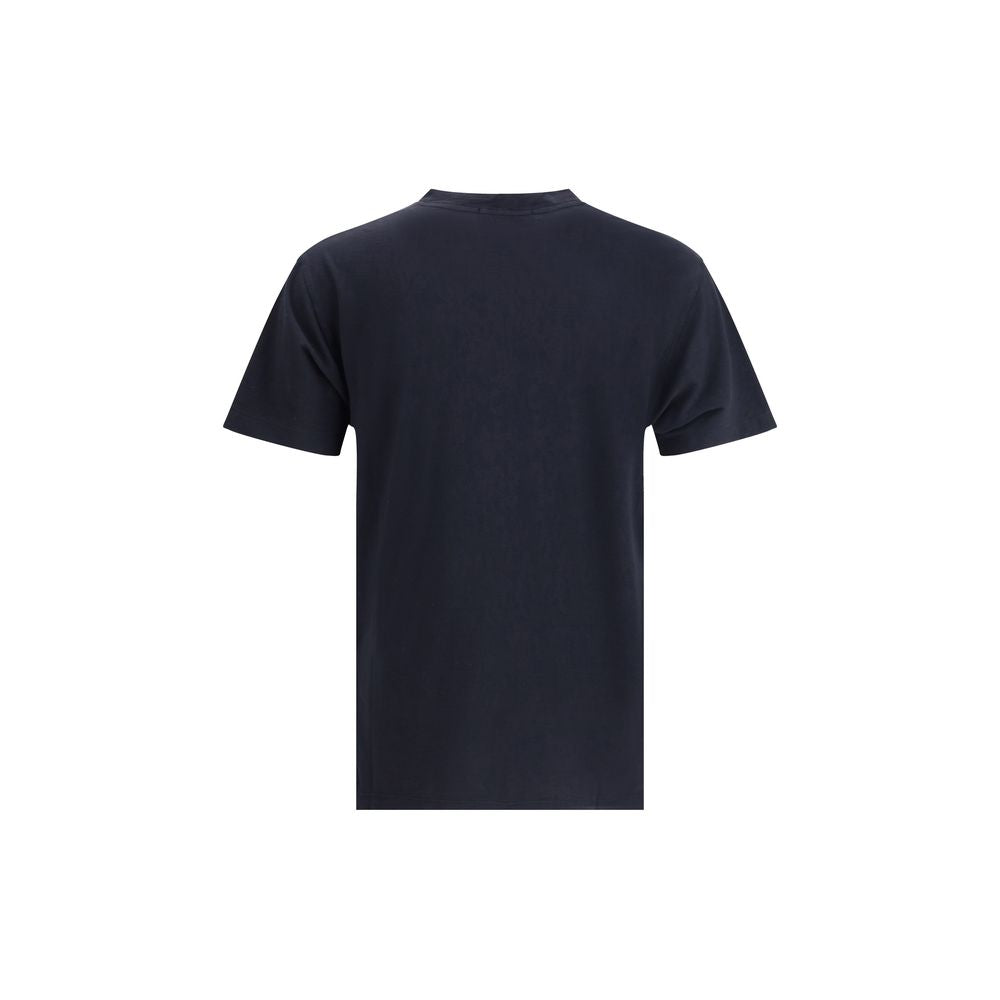 Stone Island Crew-neck T-shirt with monochrome compass logo