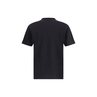 Stone Island Crew-neck T-shirt with monochrome compass logo