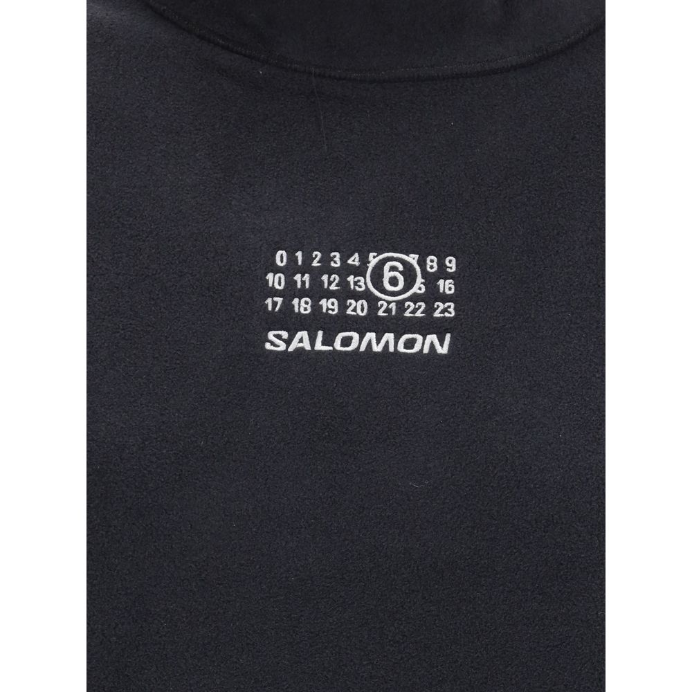 High-Neck Drawstring Sweatshirt from the Salomon x MM6
