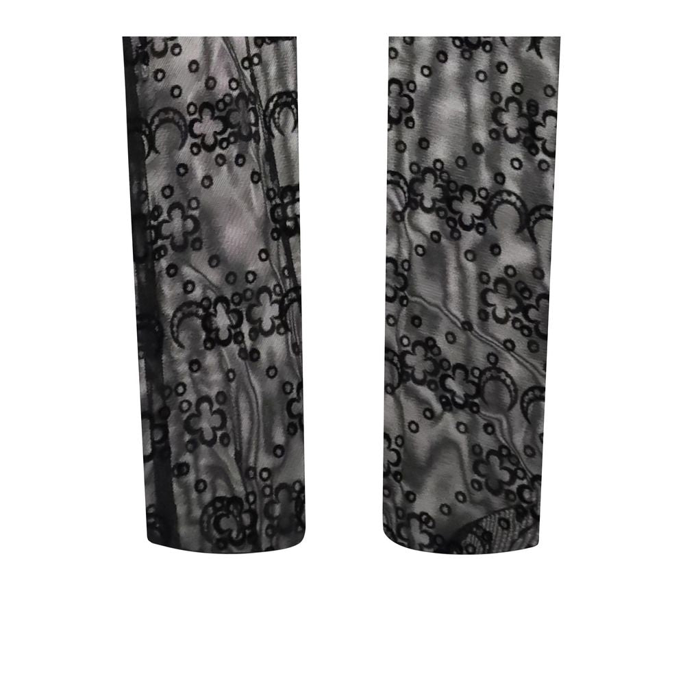 Marine Serre Recycled Mesh Flocked Tights
