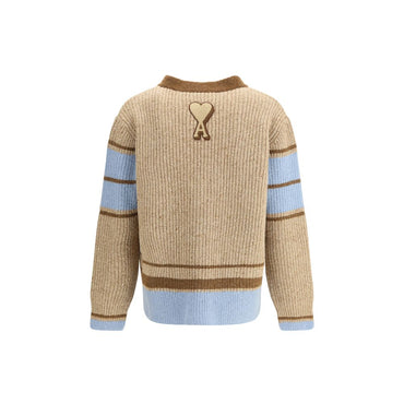 Ami Paris Wool College Cardigan