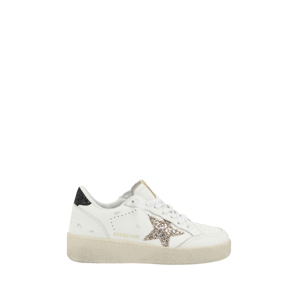 Golden Goose White Calf Leather Bos Taurus Low Top Sneakers